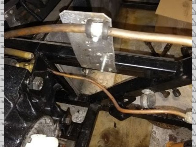 bent brake line